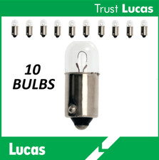 10 x LUCAS LLB233 BA9S 12V 4W
