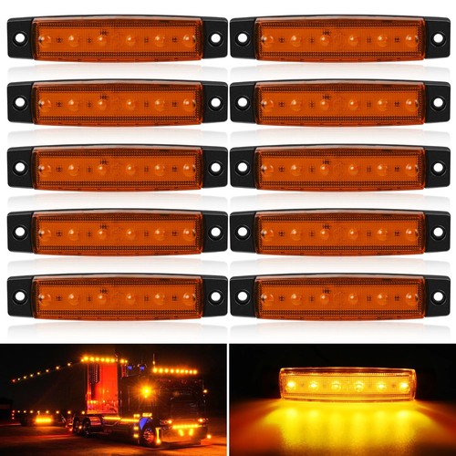 10pcs 12v 24v led side - 12v-24v, marker