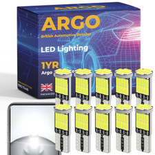 10x 501 T10 Led Bulbs Side