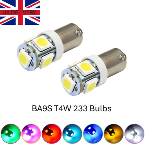 Ba9s t4w 233 led bulbs - t4w,